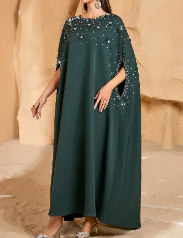 Rochie lunga Toleen, verde