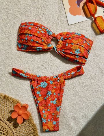Costum de baie SHEIN, rosu