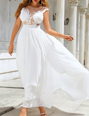 Rochie lunga SHEIN, alb