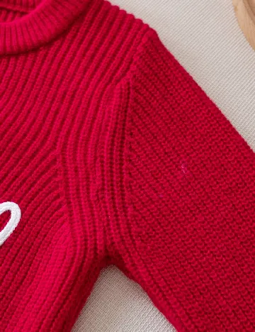 Pulover Shein Kids, rosu
