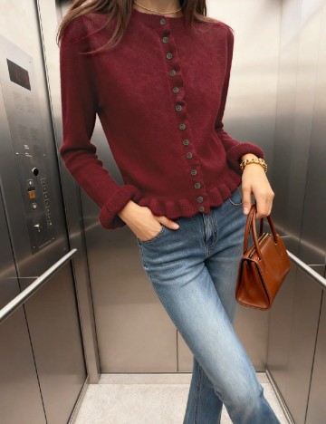 Cardigan SHEIN, visiniu