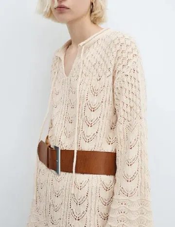 Rochie scurta Mango, crem