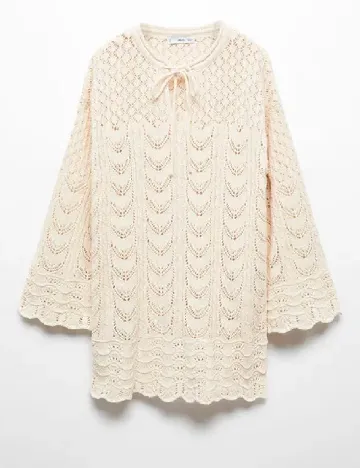 Rochie scurta Mango, crem