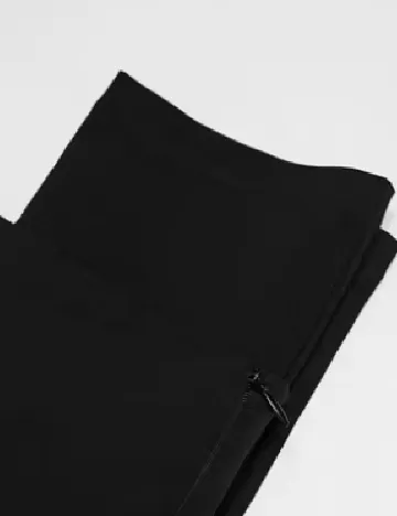 Pantaloni trei sferturi Mango, negru