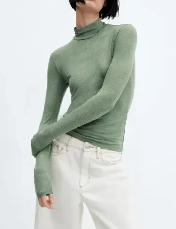Bluza Mango, verde