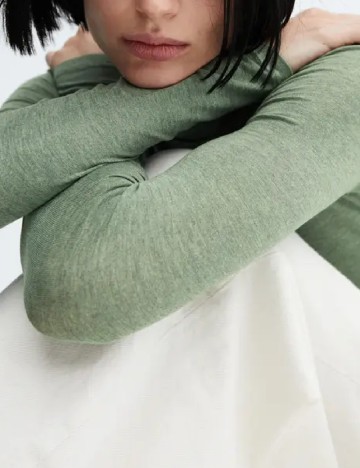 Bluza Mango, verde