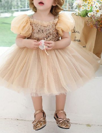 Rochie Shein Kids, crem