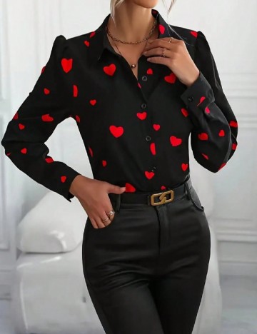 Camasa SHEIN CURVE, negru