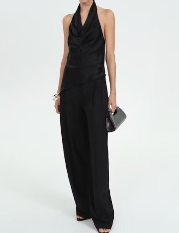 Bluza Mango, negru