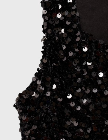 Top Mango, negru