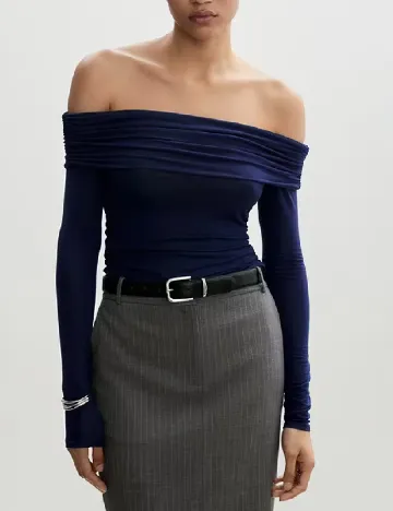 Bluza Mango, bleumarin