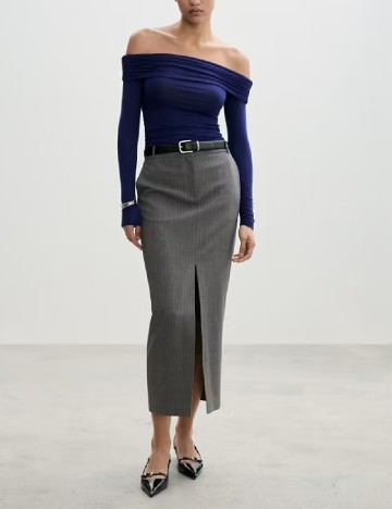 Bluza Mango, bleumarin