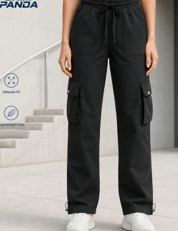 Pantaloni SHEIN, negru