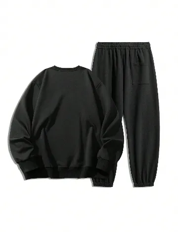 Compleu SHEIN Plus Size Men, negru