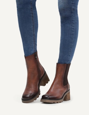 Botine Caprice, maro