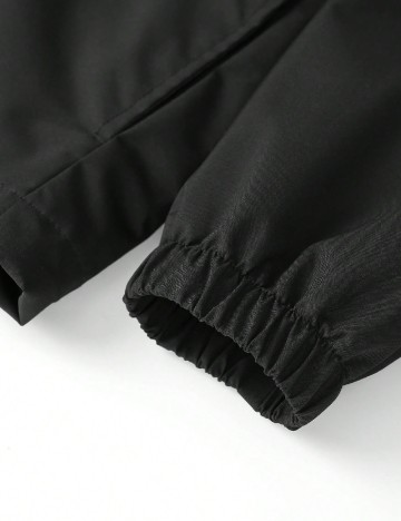 Geaca SHEIN Plus Size Men, negru