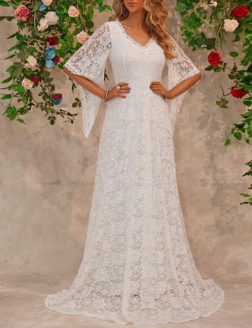 Rochie lunga SHEIN, alb