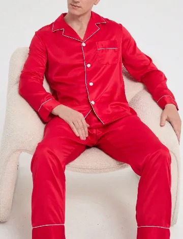 Pijama SHEIN, rosu