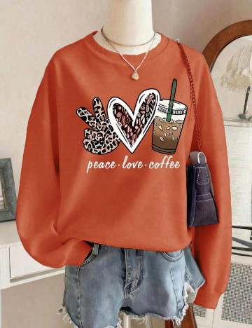 Bluza SHEIN, caramiziu