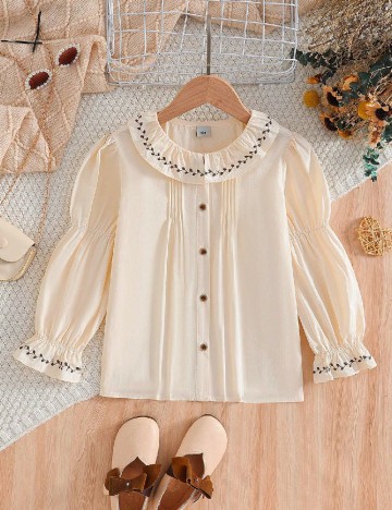 Bluza Shein Kids, galben deschis