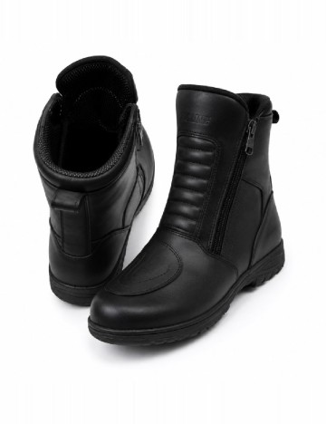 Ghete de motocicleta Alive Moto, negru