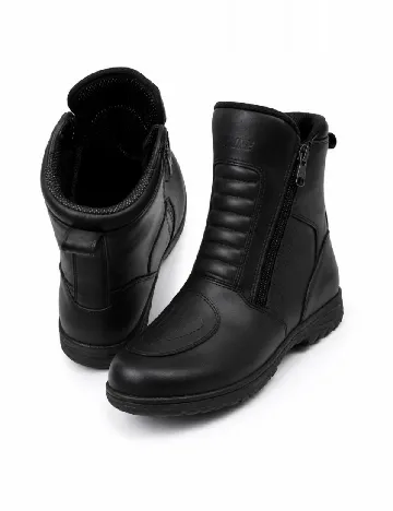 Ghete de motocicleta Alive Moto, negru