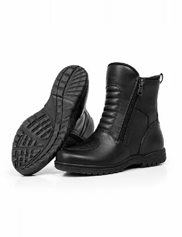 Ghete de motocicleta Alive Moto, negru
