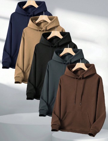 Set Hanorace 5 bucati SHEIN, mix culori
