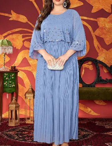 Rochie lunga SHEIN CURVE, albastru
