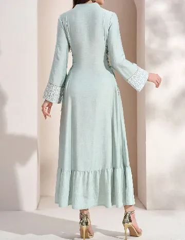 Rochie lunga Toleen, verde