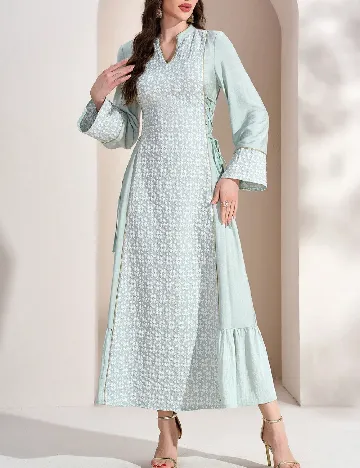 Rochie lunga Toleen, verde