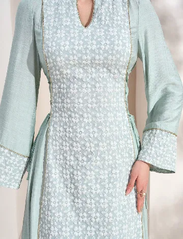 Rochie lunga Toleen, verde