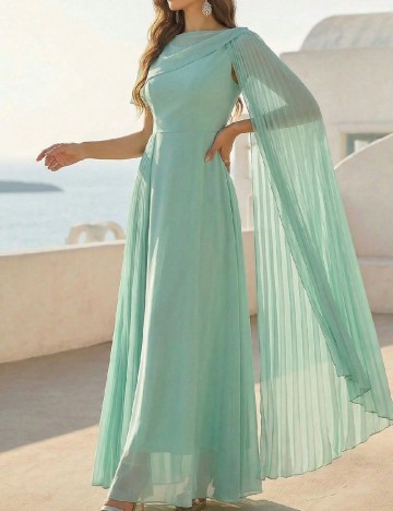 Rochie lunga Toleen, verde