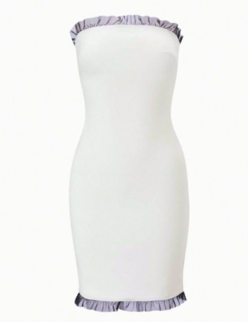 Rochie scurta SHEIN, alb