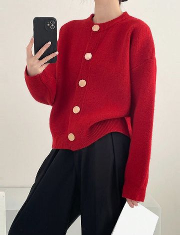 Cardigan Alicedudu, rosu