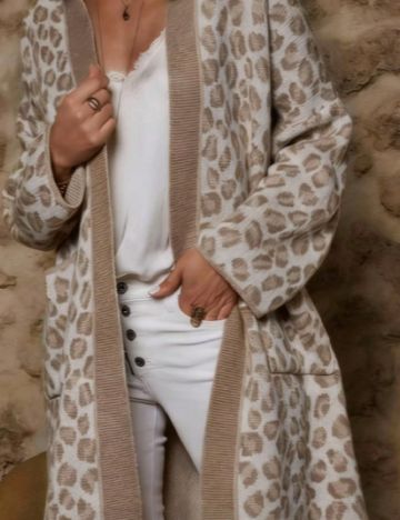 Blazer SHEIN, maro/alb