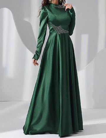 Rochie lunga SHEIN, verde