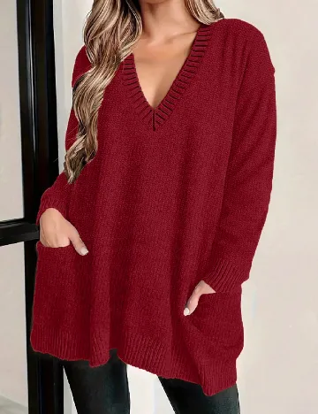Bluza SHEIN CURVE, rosu
