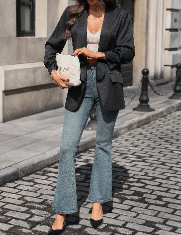 Blazer SHEIN, negru