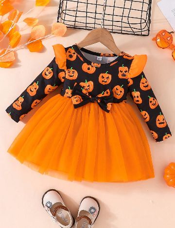 Rochie Shein Kids, portocaliu