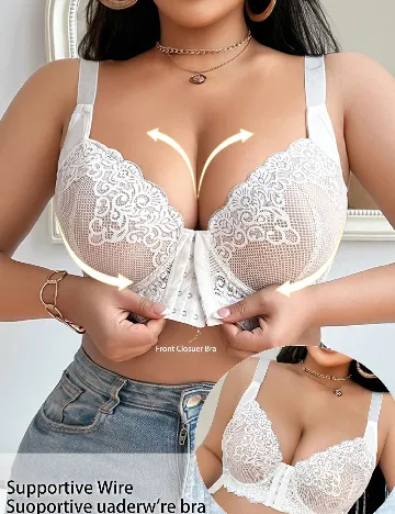 Sutien SHEIN CURVE, alb