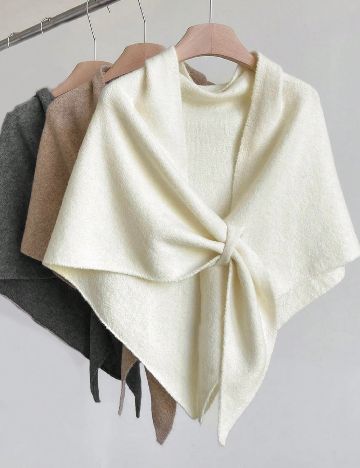 Poncho SHEIN, crem
