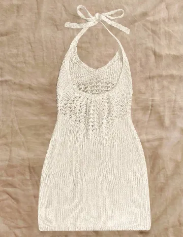 Rochie de plaja SHEIN, crem