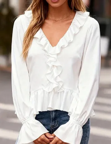 Bluza SHEIN, alb