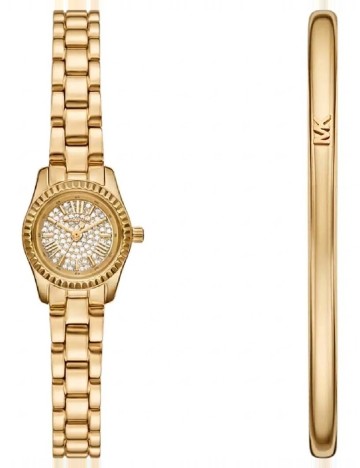 Set ceas + bratara Michael Kors, auriu