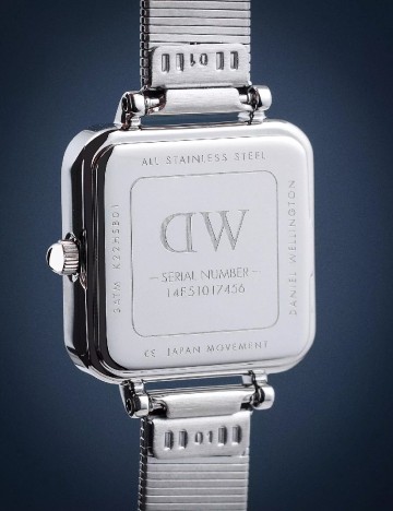 Ceas Quadro Studio 2 Daniel Wellington, argintiu