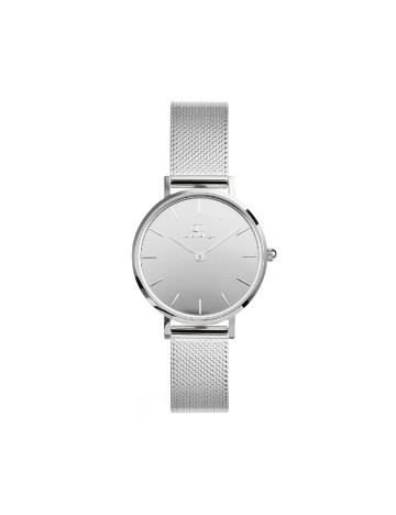 Ceas Petite Reflection 28 Daniel Wellington, argintiu