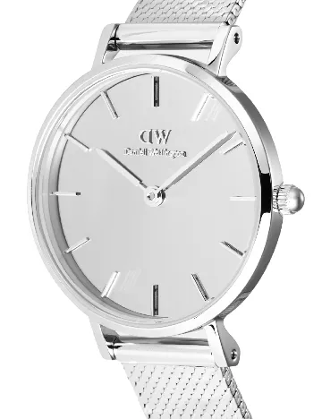 Ceas Petite Reflection 28 Daniel Wellington, argintiu