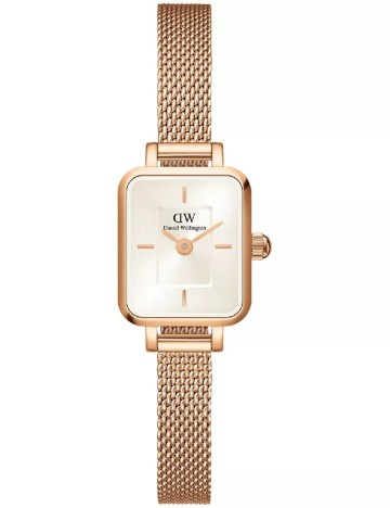 Ceas Quadro Mini Melrose Champagne 15 Daniel Wellington, roz