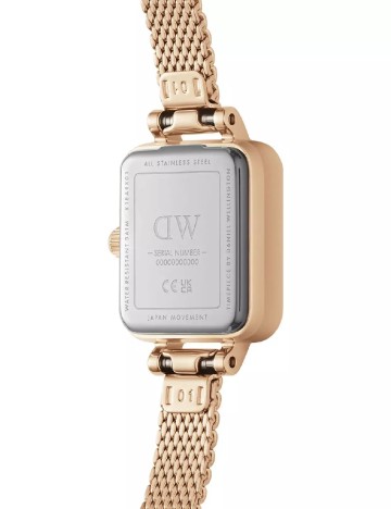 Ceas Quadro Mini Melrose Champagne 15 Daniel Wellington, roz